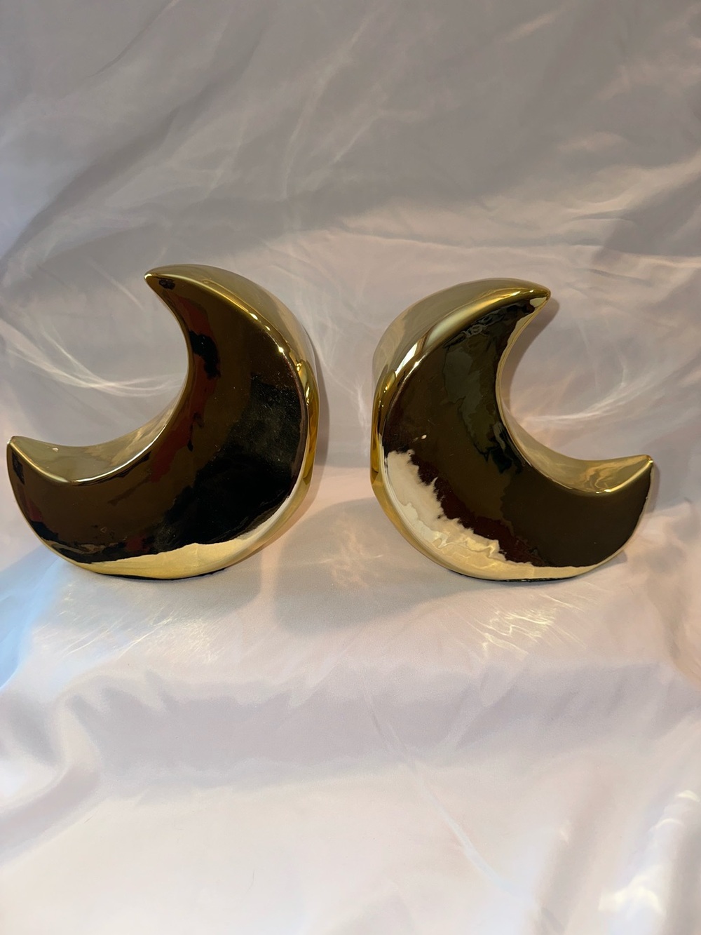 XO Sienna NWT Lunar Moon Bookends Set Pink Celestial Boho Room Decor